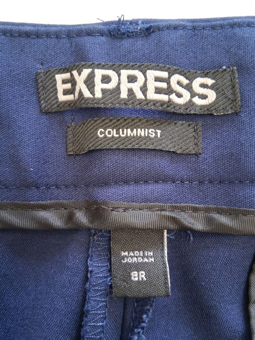 Express Columnist 8R Blue Pants Size 8R - Picture 4 of 8